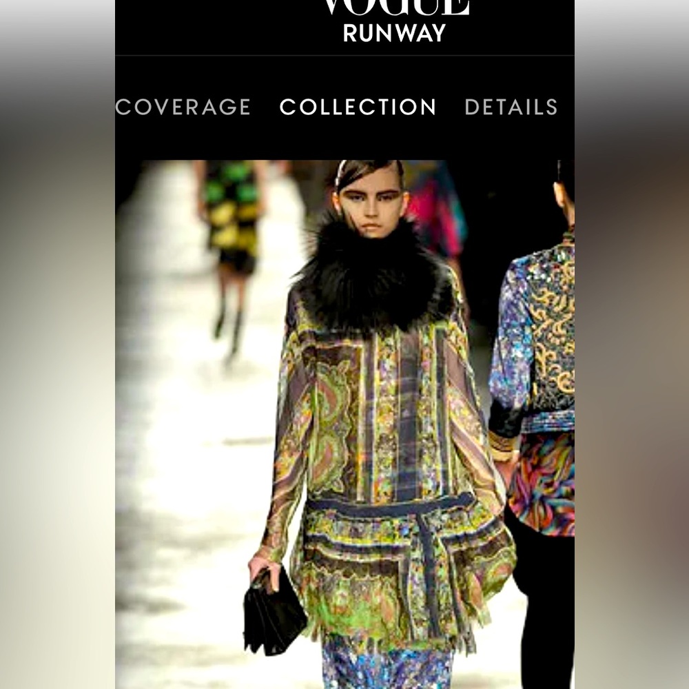 DRIIES VAN NOTEN silk tunic/ dress